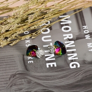 Show details for Irresistible Green Zinc Alloy Stud Earrings at Super Low Price