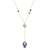 Picture of Nickel Free Gold Plated Cubic Zirconia Pendant Necklace with No-Risk Refund