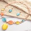 Show details for Dubai Opal Necklace and Earring Set with Beautiful Craftmanship