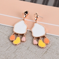 Picture of Nickel Free Rose Gold Plated Fashion Dangle Earrings with Easy Return