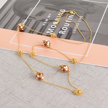 Show details for Zinc Alloy Gold Plated Long Chain Necklace in Flattering Style