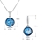 Picture of Irresistible Platinum Plated Classic Necklace and Earring Set As a Gift
