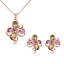 Show details for Casual Flower Necklace and Earring Set with Low Cost