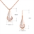 Picture of Low Price Rose Gold Plated Casual Necklace and Earring Set from Trust-worthy Supplier