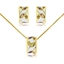 Show details for Zinc Alloy Classic Necklace and Earring Set with Unbeatable Quality