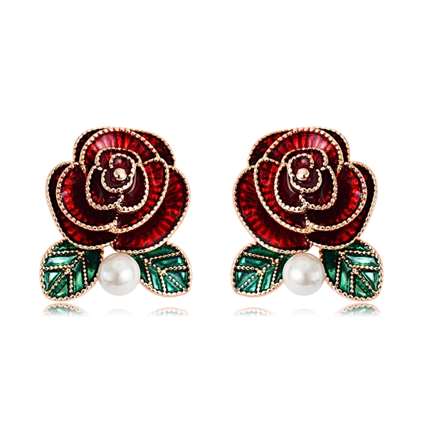 Picture of New Season Red Casual Stud Earrings with SGS/ISO Certification