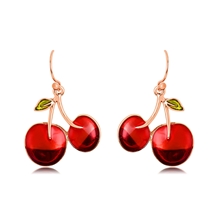 Show details for New Season Red Classic Dangle Earrings with SGS/ISO Certification