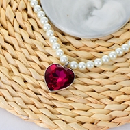 Show details for Bling Casual Zinc Alloy Pendant Necklace