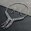 Show details for Good Cubic Zirconia Luxury Necklace and Earring Set
