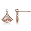 Show details for Filigree Casual Rose Gold Plated Stud Earrings