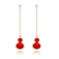 Picture of Famous Casual Gold Plated Dangle Earrings