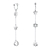 Picture of Need-Now White Cubic Zirconia Dangle Earrings from Editor Picks