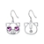 Picture of Fashion Platinum Plated Dangle Earrings Factory Supply