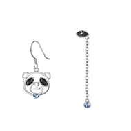 Picture of New Season Blue 925 Sterling Silver Dangle Earrings with SGS/ISO Certification