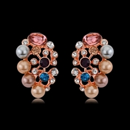 Picture of Zinc Alloy Blue Stud Earrings at Great Low Price