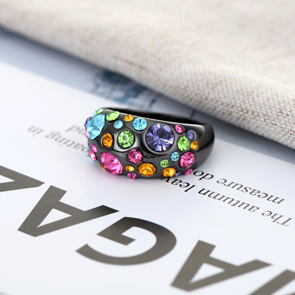 Picture of Stylish Casual Gunmetal Plated Fashion Ring