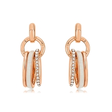 Show details for Best Shell White Dangle Earrings