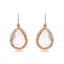 Show details for Classic Rose Gold Plated Dangle Earrings with Beautiful Craftmanship