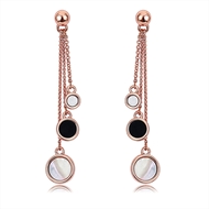 Picture of Rose Gold Plated Shell Dangle Earrings Exclusive Online