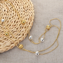 Show details for Classic Zinc Alloy Long Chain Necklace with Fast Delivery