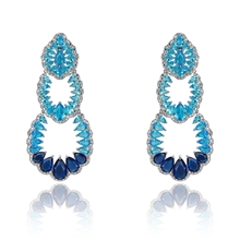 Show details for Luxury Copper or Brass Dangle Earrings with Fast Shipping