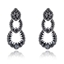 Show details for Great Value Black Casual Dangle Earrings with Member Discount