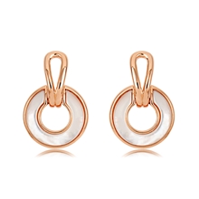 Show details for Delicate White Stud Earrings with Fast Shipping