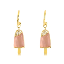 Show details for Delicate Cubic Zirconia Casual Dangle Earrings