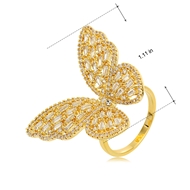 Picture of Buy Gold Plated Copper or Brass Adjustable Ring with Low Cost