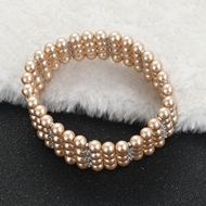 Show details for Designer Platinum Plated Cubic Zirconia Fashion Bracelet with Easy Return