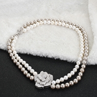 Show details for Classic Cubic Zirconia Pendant Necklace with Full Guarantee