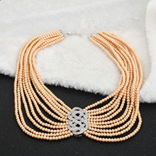 Show details for Bling Casual Cubic Zirconia Pendant Necklace