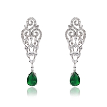 Show details for Copper or Brass Platinum Plated Drop & Dangle Earrings at Super Low Price