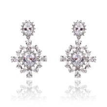 Show details for Recommended Platinum Plated Casual Dangle Earrings from Top Designer