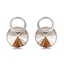 Show details for Great Value Platinum Plated Cubic Zirconia Big Stud Earrings with Full Guarantee