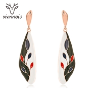 Picture of Classic Enamel Dangle Earrings from Certified Factory