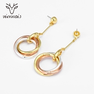 Picture of Attractive Multi-tone Plated Dubai Dangle Earrings For Your Occasions