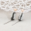 Show details for Amazing Medium White Dangle Earrings