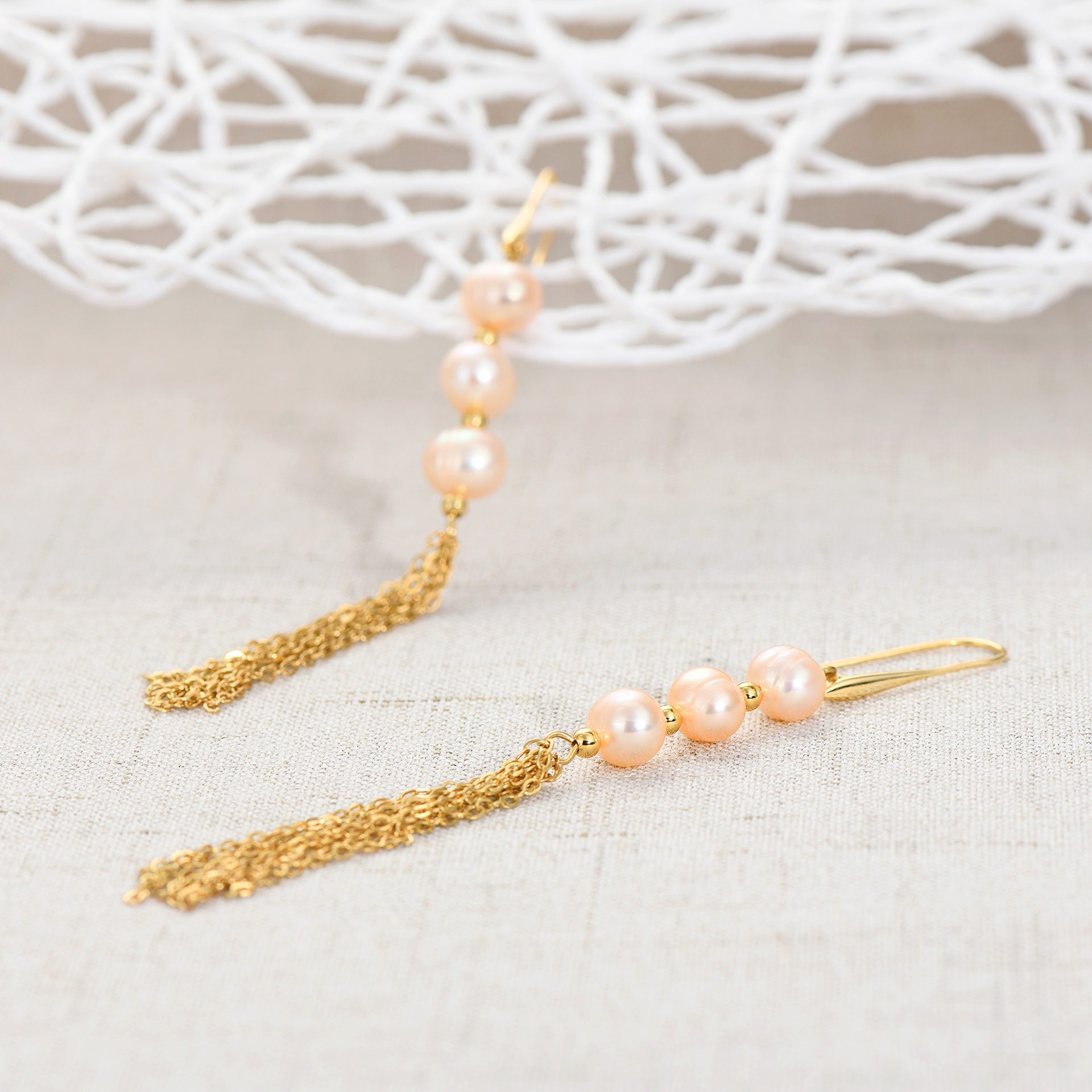 Famous Medium Gold Plated Dangle Earrings