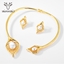 Show details for New Season Gold Plated Casual Necklace and Earring Set with SGS/ISO Certification