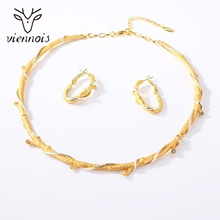 Show details for Fast Selling Gold Plated Dubai Necklace and Earring Set from Editor Picks