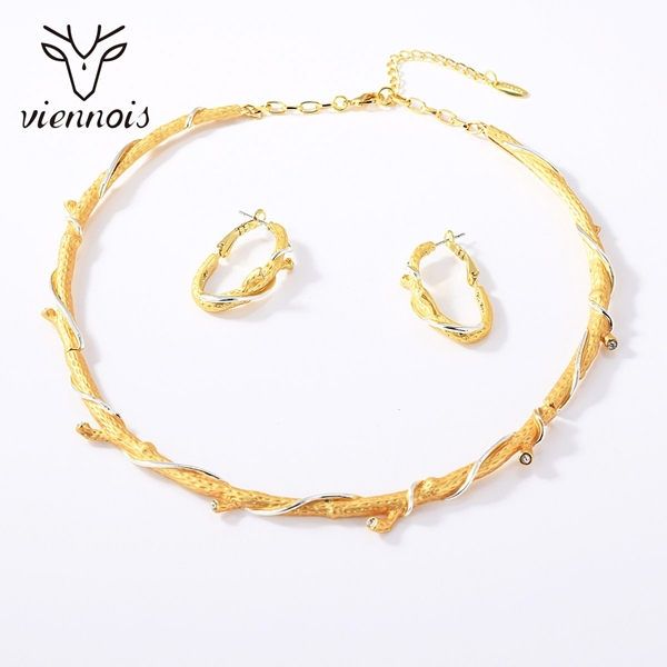 Picture of Fast Selling Gold Plated Dubai Necklace and Earring Set from Editor Picks