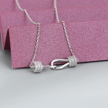 Show details for New Cubic Zirconia Platinum Plated Pendant Necklace