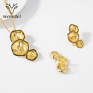 Picture of Low Cost Zinc Alloy Gold Plated Necklace and Earring Set with Price