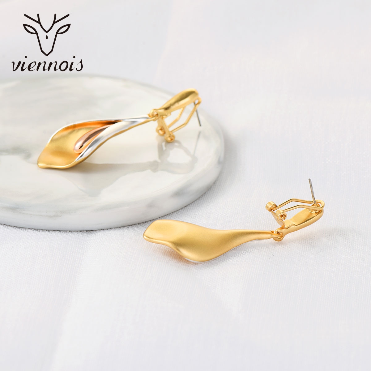 funky gold earrings