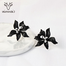 Show details for Flowers & Plants Enamel Stud Earrings with Fast Shipping