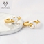 Show details for Origninal Big Gold Plated Stud Earrings