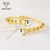 Picture of Brand New Multi-tone Plated Zinc Alloy Fashion Bangle with SGS/ISO Certification