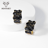 Picture of Popular Enamel Gold Plated Stud Earrings