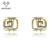 Picture of High Rated Platinum Plated Rhinestone Earrings